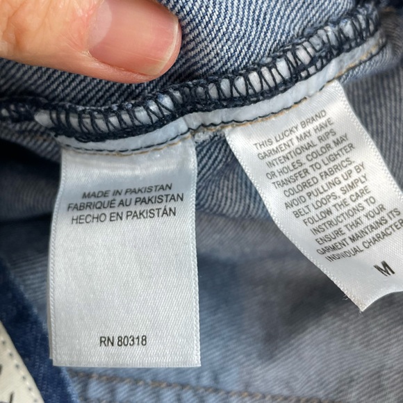 Lucky Brand Pull On Patch Pocket Wide-Leg Denim Jeans - Picture 5 of 16